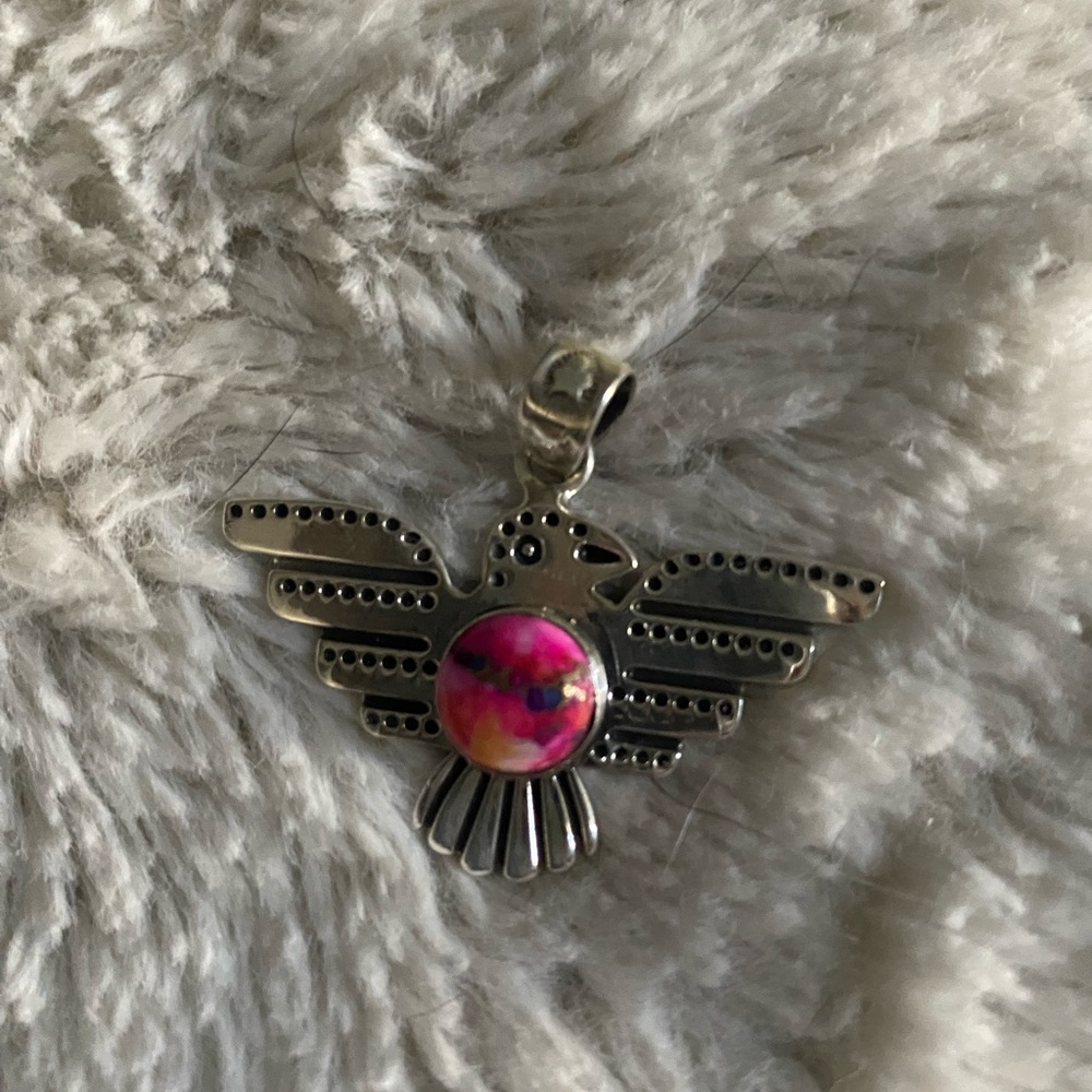 🩷Majestic Sterling Thunderbird Pendent🩷